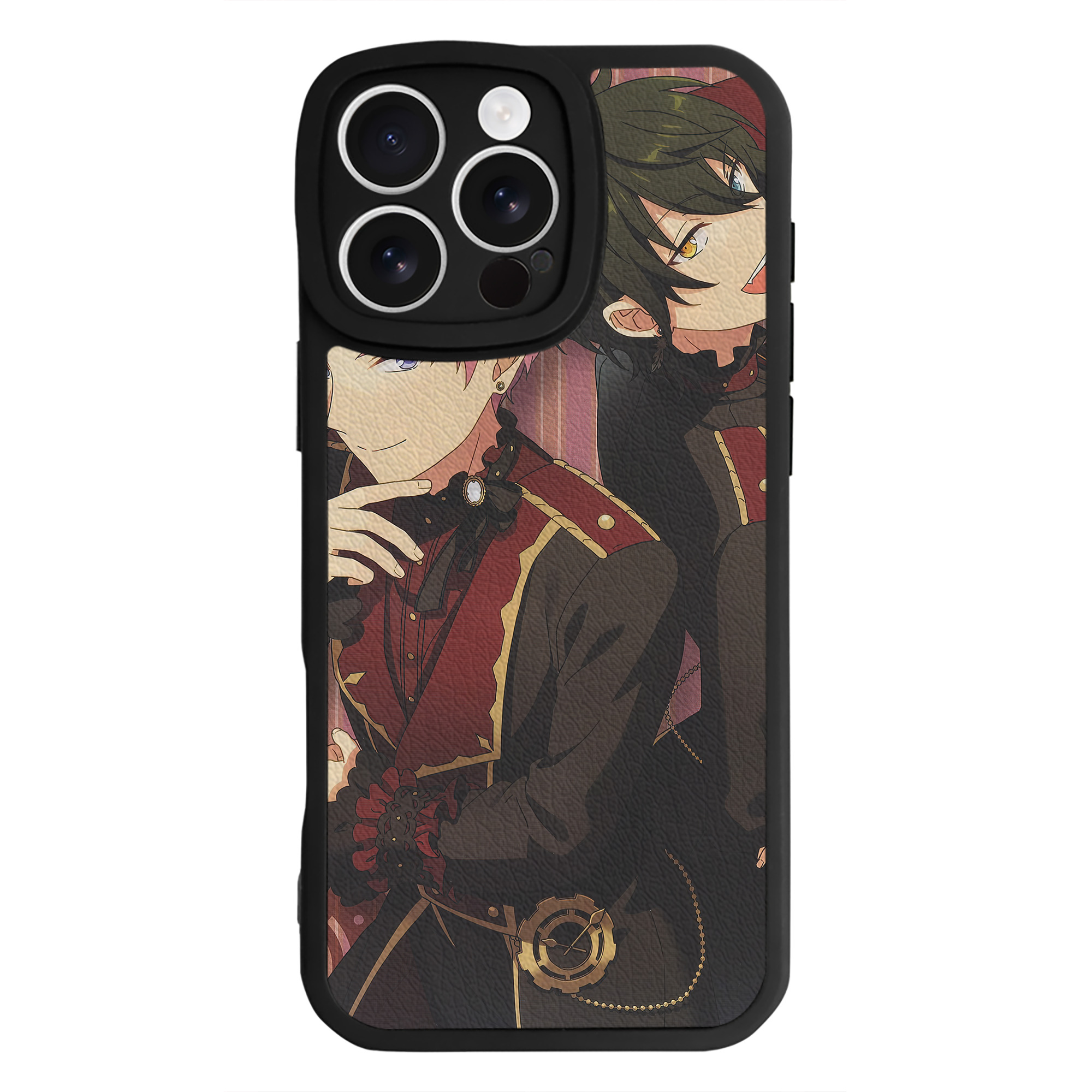 （画像用） あんさんぶるスターズ! Ensemble Stars 【iPhone 16シリーズ対応】シリコンスマホケース（レザー調） 材質：シリコン